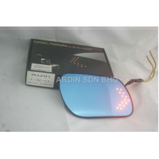 Mazda 3 / 6 03-07 Blue Side Mirror w LED Signal